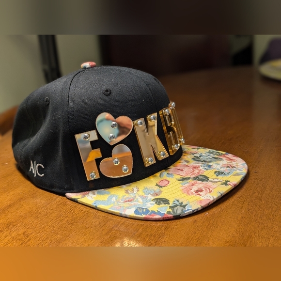 [limited, no longer available] Arsenic x Cyanide F💜💜boy yellow floral snapback - Picture 5 of 10